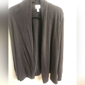 Croft & Barrow Women's Plus Black Cardigan